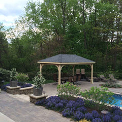 Pressure Treated Pine Pavilion Kit By Atlantic Outdoors