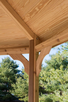 12′ Wood Octagon Gazebo Kit By YardCraft Wood Gazebos YardCraft
