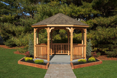 12′ Wood Octagon Gazebo Kit By YardCraft