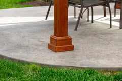 12×12 Westmont Wood Pavilion (Canyon Brown) By YardCraft Pavilion YardCraft