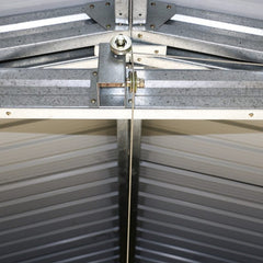12x20 Imperial Metal Garage Light Grey w/White Trim By Duramax Garage Kit Duramax Building Products