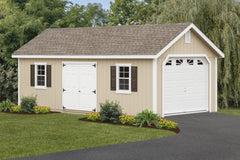 12×26 Fairmont Garage Kit By YardCraft Wood Sheds YardCraft