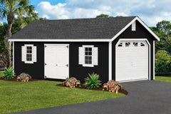 12×26 Fairmont Garage Kit By YardCraft Wood Sheds YardCraft
