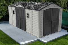 15x8 Apex Pro Vinyl Shed By Duramax Shed Kit Duramax Building Products