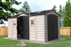 15x8 Apex Pro Vinyl Shed By Duramax Shed Kit Duramax Building Products