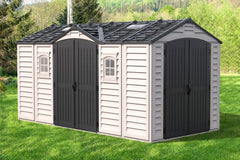15x8 Apex Pro Vinyl Shed By Duramax Shed Kit Duramax Building Products