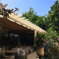 Vinyl Cozy Retreat Pergola Kit By Atlantic Outdoors