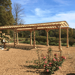 Pressure Treated Wood Celebration Center Pergola Kit By Atlantic Outdoors
