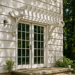 Vinyl Eyebrow Pergola Kit By Atlantic Outdoors