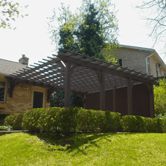 Vinyl Picnic Paradise Pergola Kit By Atlantic Outdoors