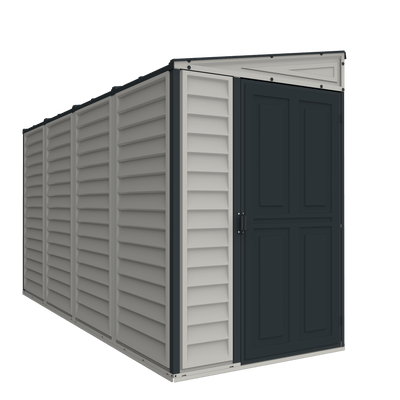 4X10 SideMate Adobe Vinyl Shed By Duramax