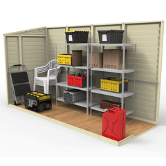 4X10 SideMate Classic Vinyl Shed By Duramax