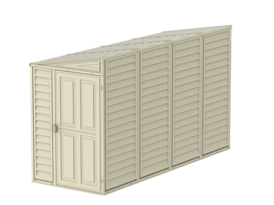 4X10 SideMate Classic Vinyl Shed By Duramax
