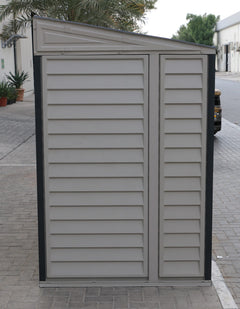 4X10 SideMate Adobe Vinyl Shed By Duramax Shed Kit Duramax Building Products