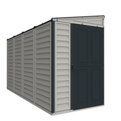 4X10 SideMate Adobe Vinyl Shed By Duramax Shed Kit Duramax Building Products