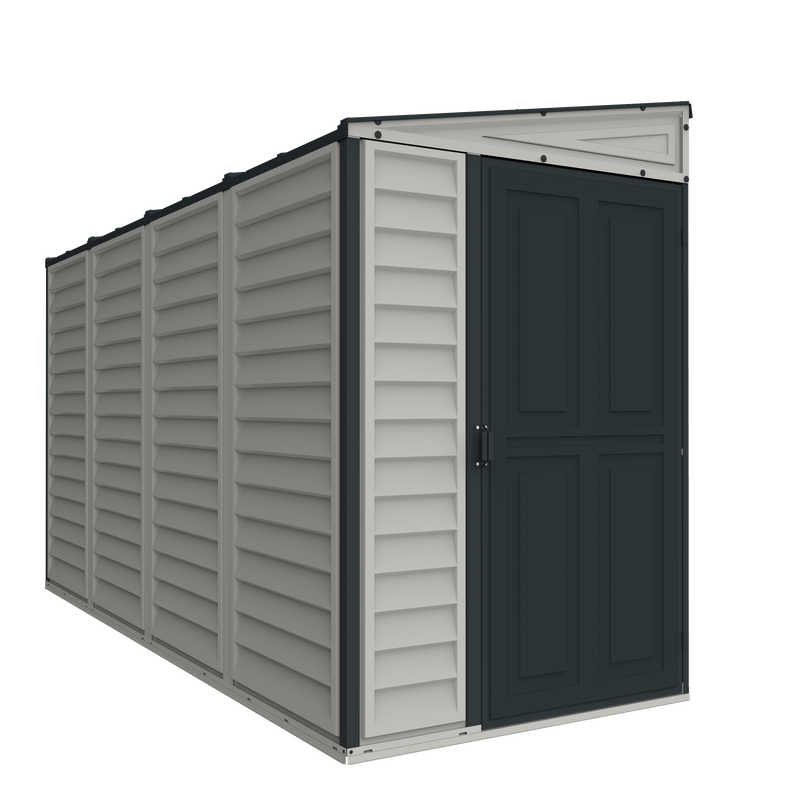 4X10 SideMate Adobe Vinyl Shed By Duramax Shed Kit Duramax Building Products