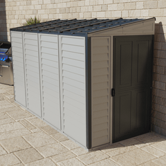 4X10 SideMate Adobe Vinyl Shed By Duramax Shed Kit Duramax Building Products