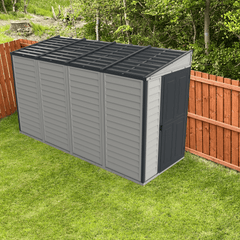 4X10 SideMate Adobe Vinyl Shed By Duramax Shed Kit Duramax Building Products
