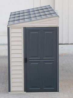 4X10 SideMate Adobe Vinyl Shed By Duramax Shed Kit Duramax Building Products