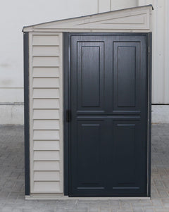 4X10 SideMate Adobe Vinyl Shed By Duramax Shed Kit Duramax Building Products