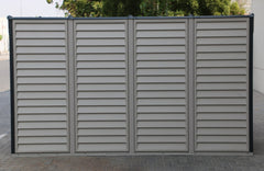 4X10 SideMate Adobe Vinyl Shed By Duramax Shed Kit Duramax Building Products