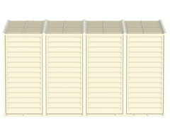 4X10 SideMate Classic Vinyl Shed By Duramax Shed Kit Duramax Building Products