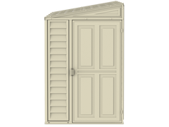 4X10 SideMate Classic Vinyl Shed By Duramax Shed Kit Duramax Building Products