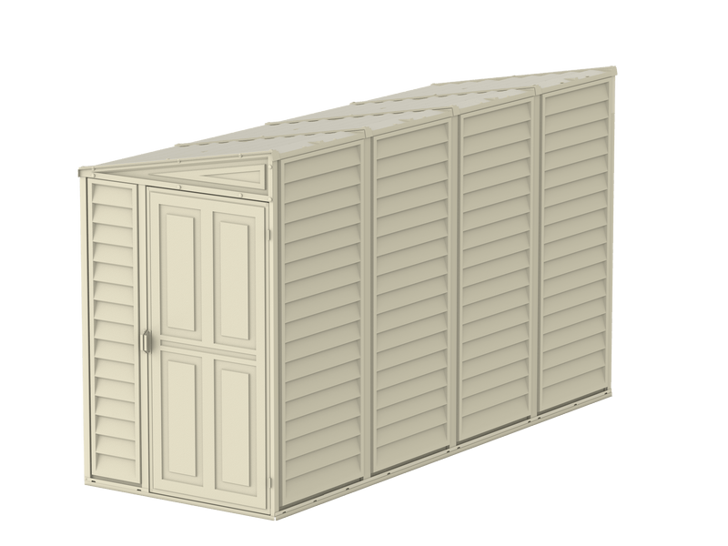 4X10 SideMate Classic Vinyl Shed By Duramax Shed Kit Duramax Building Products