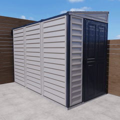 4X8 SideMate Vinyl Shed By Duramax
