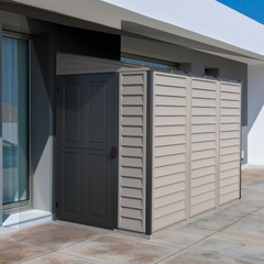 4X8 SideMate Vinyl Shed By Duramax