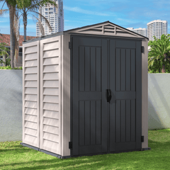 5X5 & 5X8 YardMate Plus Vinyl Shed by Duramax Shed Kit Duramax Building Products