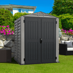 5X5 YardMate Plus Vinyl Shed w/Floor by Duramax Shed Kit Duramax Building Products