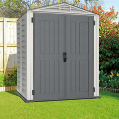 5X5 YardMate Plus Vinyl Shed w/Floor by Duramax Shed Kit Duramax Building Products