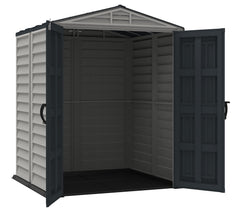 5X5 YardMate Plus Vinyl Shed w/Floor by Duramax Shed Kit Duramax Building Products