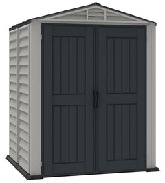 5X5 YardMate Plus Vinyl Shed w/Floor by Duramax Shed Kit Duramax Building Products