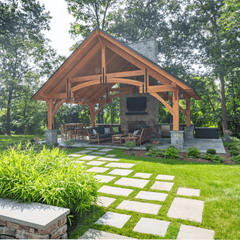Grand Teton Timber Frame Pavilion Kit By Atlantic Outdoors