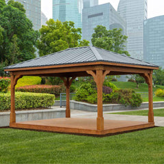 Cedar Wood Pavilion Kit By Atlantic Outdoors