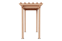 6×10 Cedar Pergola DayBed Swing Kit By YardCraft Wood Pergolas YardCraft