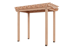 6×10 Cedar Pergola DayBed Swing Kit By YardCraft Wood Pergolas YardCraft