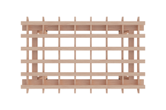 6×10 Cedar Pergola DayBed Swing Kit By YardCraft