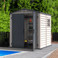 6x6 StoreMate Plus Vinyl Shed By Duramax Shed Kit Duramax Building Products