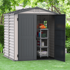 6x6 StoreMate Plus Vinyl Shed By Duramax Shed Kit Duramax Building Products