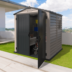 6x6 StoreMate Plus Vinyl Shed By Duramax Shed Kit Duramax Building Products