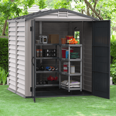 6x6 StoreMate Plus Vinyl Shed By Duramax Shed Kit Duramax Building Products