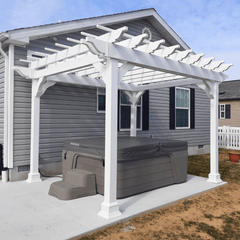 Vinyl Picnic Paradise Pergola Kit By Atlantic Outdoors