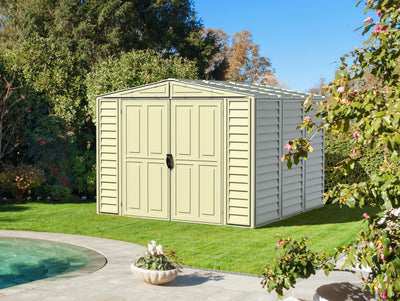 8x8 DuraMate Vinyl Shed By Duramax Shed Kit Duramax Building Products