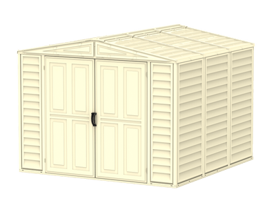 8x8 DuraMate Vinyl Shed By Duramax Shed Kit Duramax Building Products