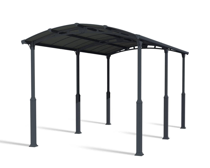 Arcadia Alpine 12'x21' Carport-Gray/Gray by Palram-Canopia