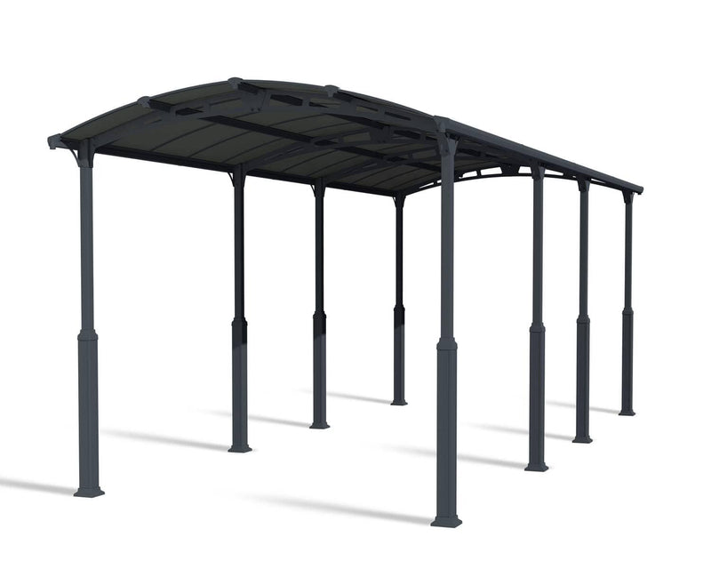 Arcadia Alpine 12'x28' Carport-Gray/Gray by Palram-Canopia