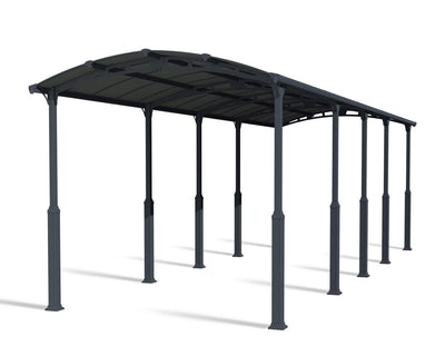 Arcadia Alpine 12'x35' Carport-Gray/Gray by Palram-Canopia